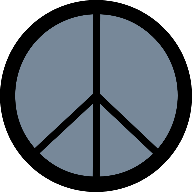Gray Peace Symbol 12 dweeb peacesymbol.org Peace Symbol Peace Sign ...