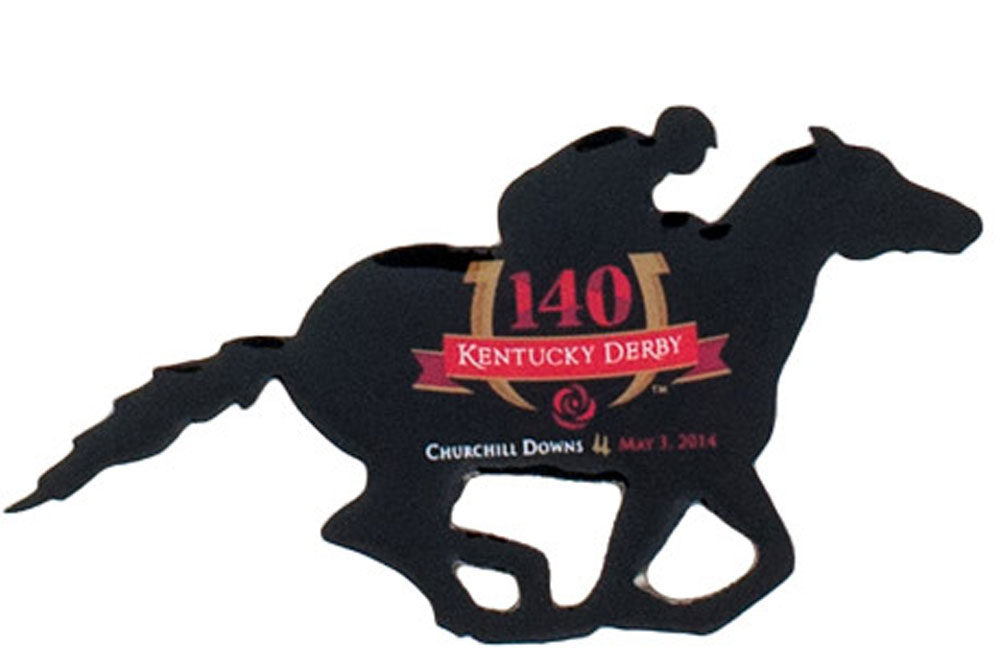 Kentucky Derby 140 Running Horse Lapel Pin | MonsterMarketplace.