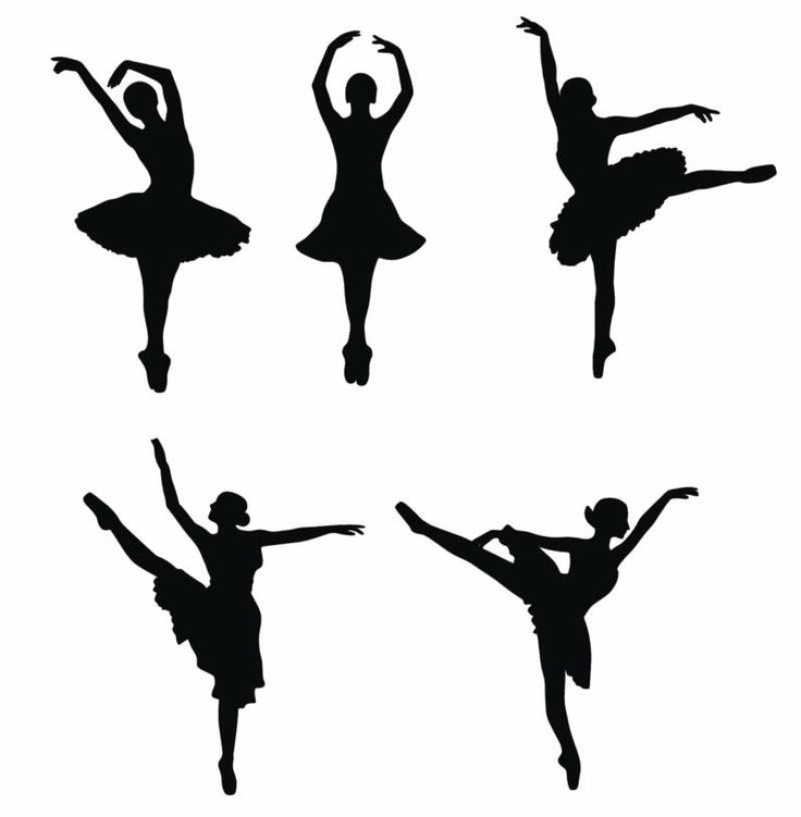 Ballerina silhouettes | DANCE | Pinterest