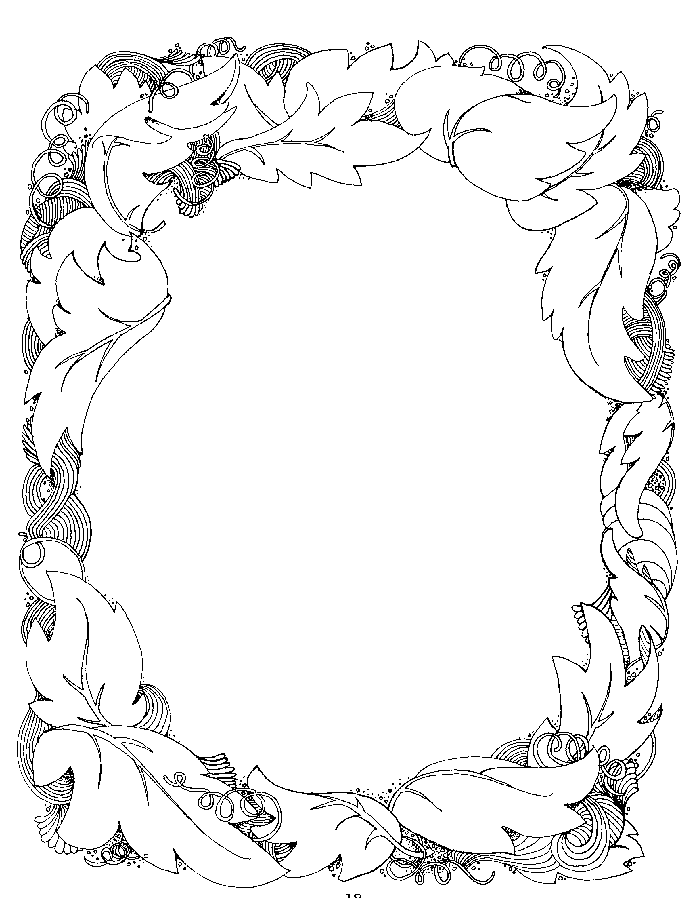 Mormon Share } Leafy Border