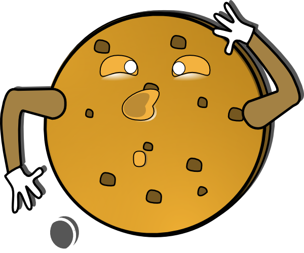 Crazy Cookie clip art - vector clip art online, royalty free ...
