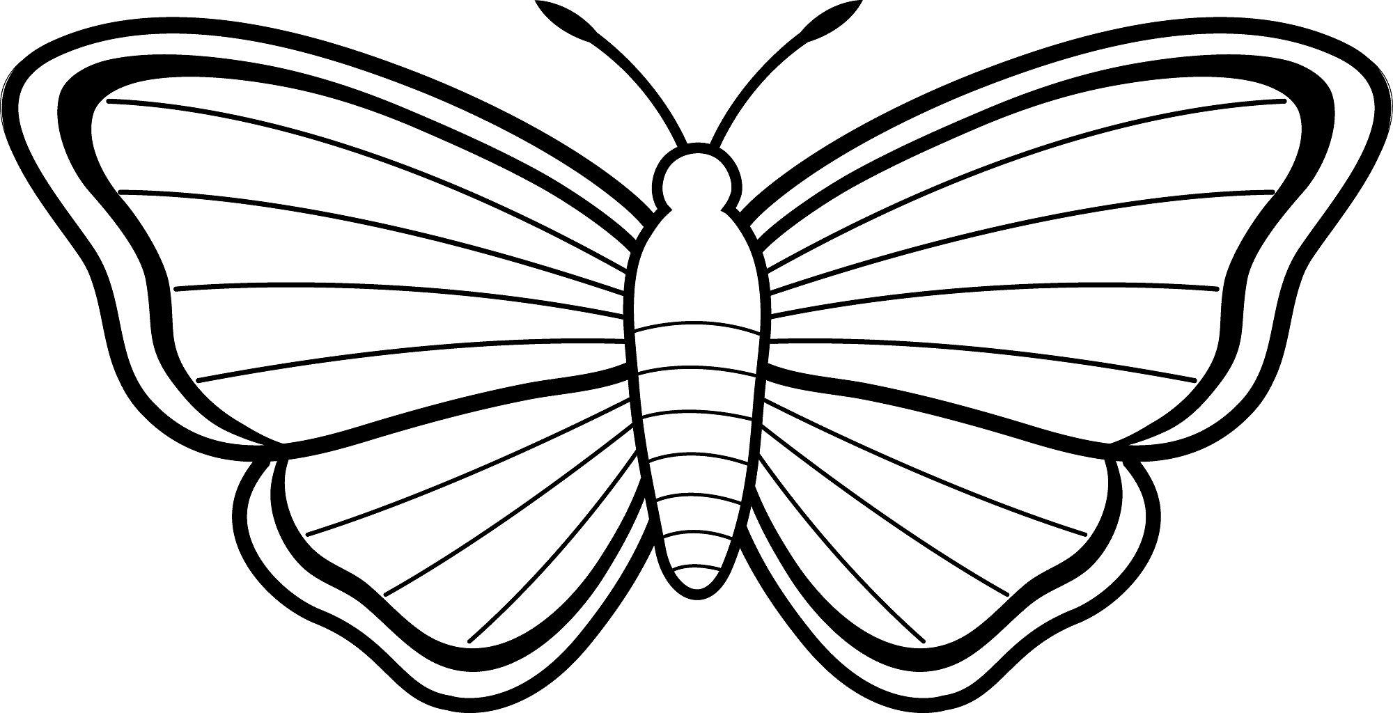 Butterfly Coloring Pages For Kids - Drawing Kids