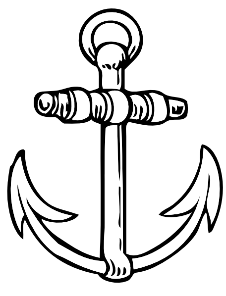 Anchor clip art Free Vector / 4Vector