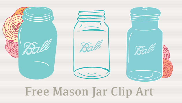 Free Mason Jar Clip Art Vectors