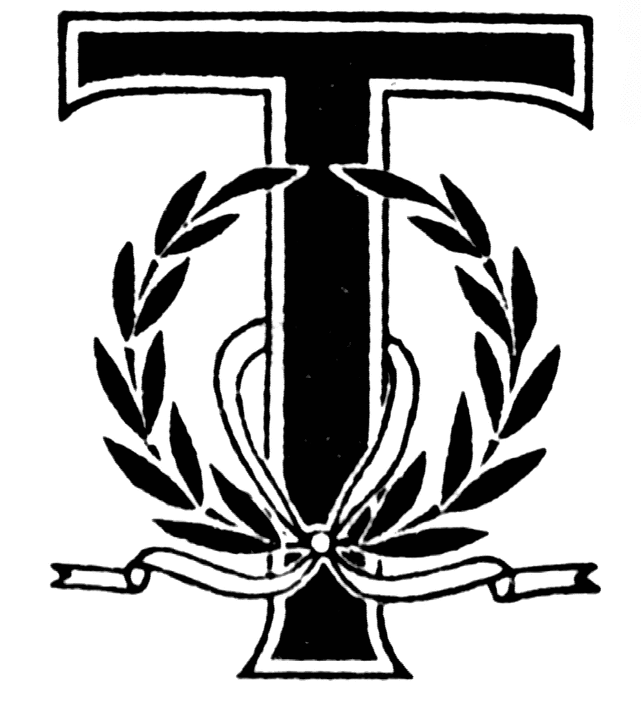 T, Floral initial | ClipArt ETC