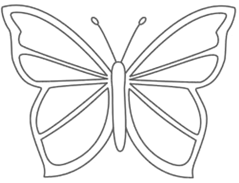 Butterfly Cutout Template | Animal.Blog02.com