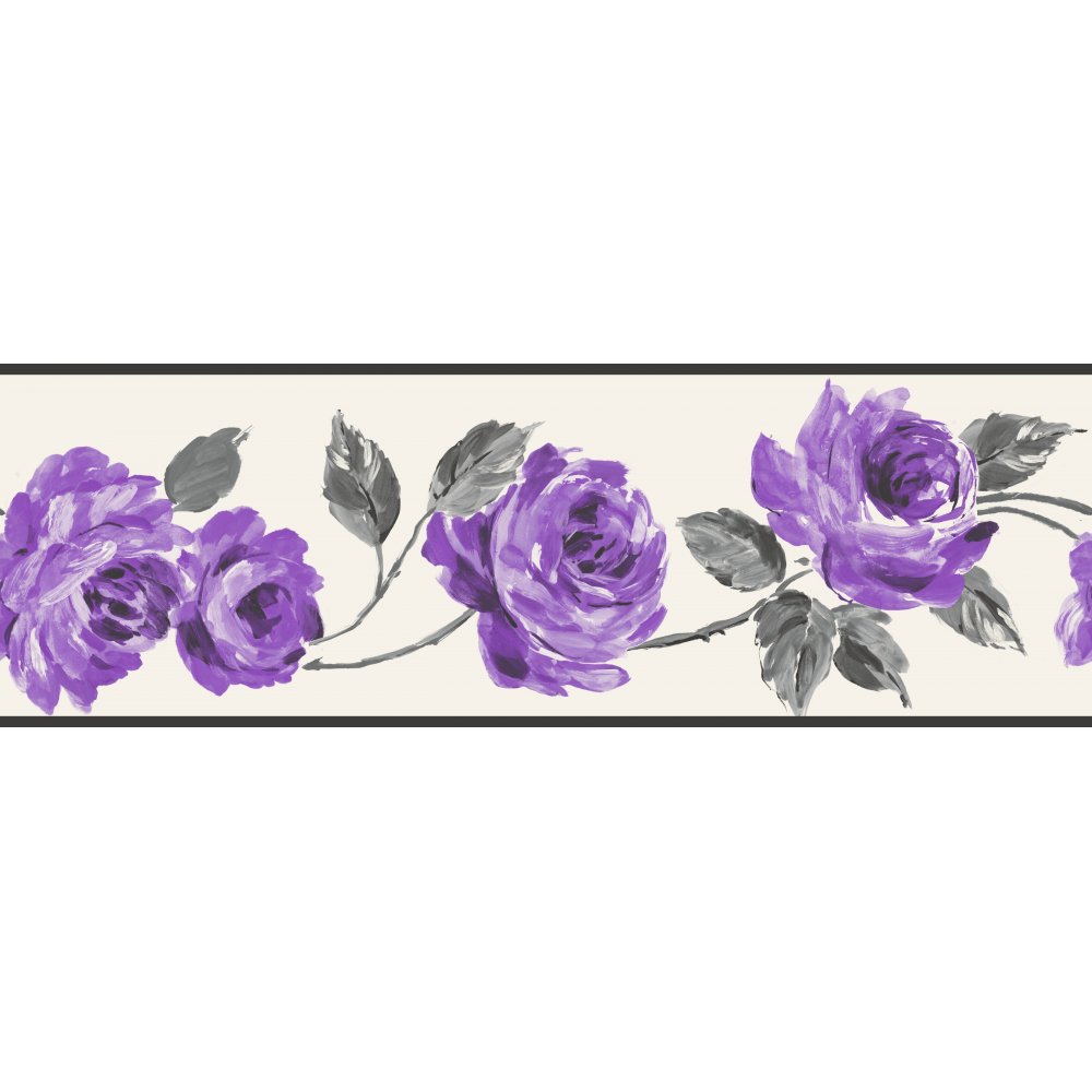 purple wallpaper borders 2015 - Grasscloth Wallpaper
