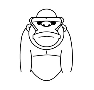 How To Draw Cartoons: Ape - Gorilla