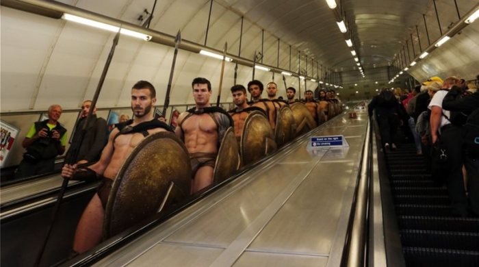Spartan Warriors Took Over London Underground | Greek Reporter Europe