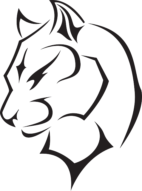 Head Outline Wild Panther Animal Jungle Turned Icon - Free Icons