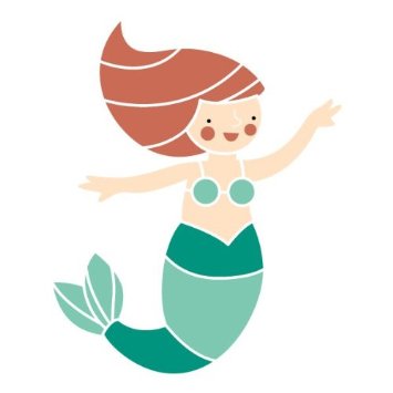 Amazon.com - My Wonderful Walls Mermaid Stencil -