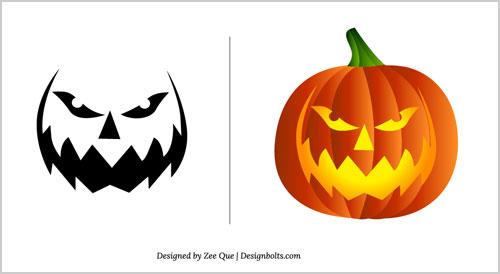 Free Halloween Pumpkin Carving Patterns 2012 | 15 Scary Stencils ...
