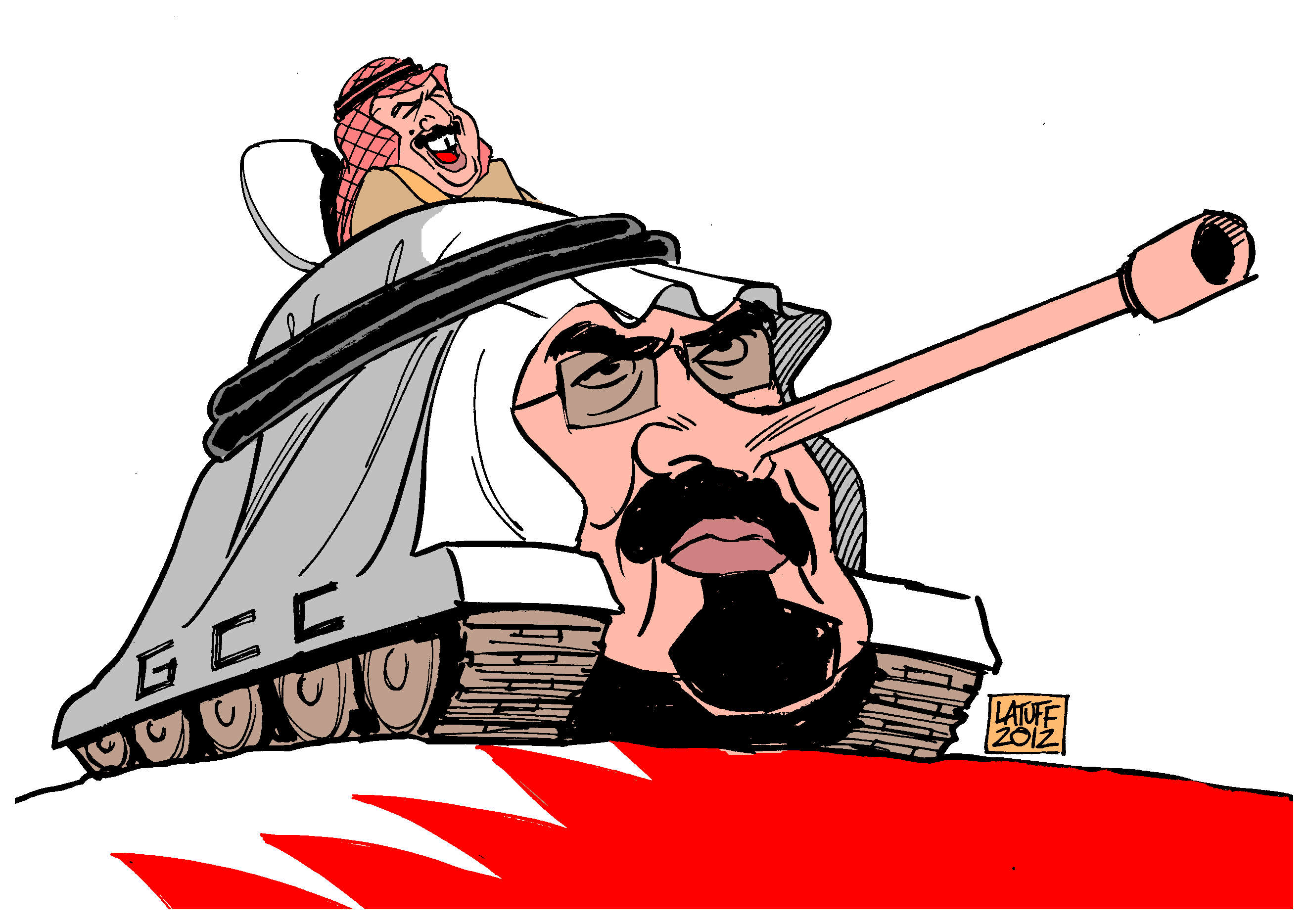 Cartoon – #Bahrain (not so) secret weapon of human rights ...