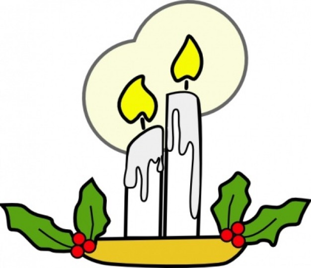 Velas de Navidad de Clip Art | Descargar Vectores gratis