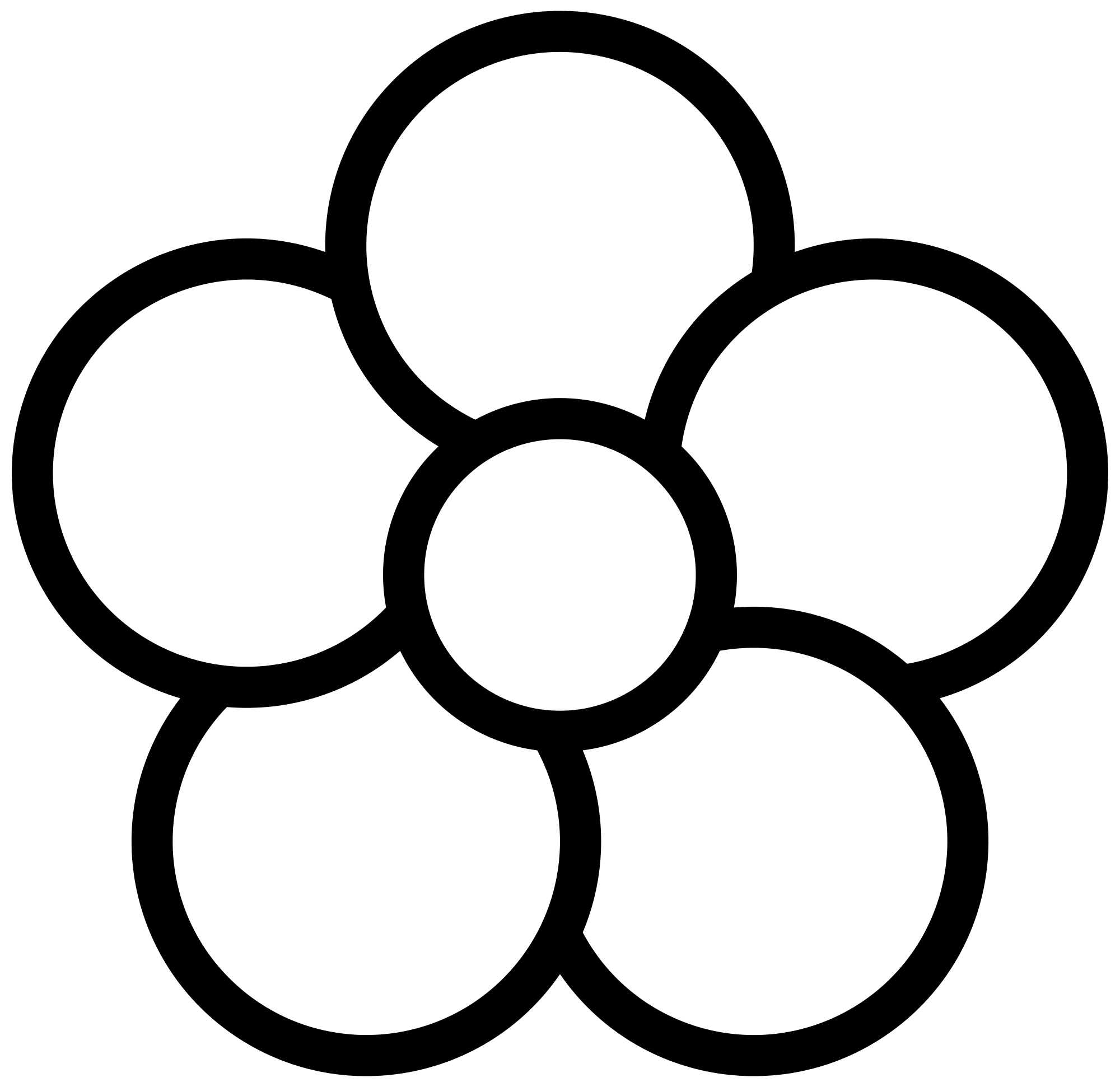 File:Five-petal flower icon.white.svg - Wikimedia Commons