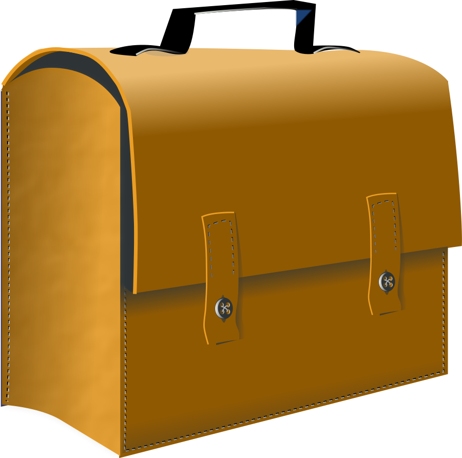 Leather suitcase Clipart, vector clip art online, royalty free ...