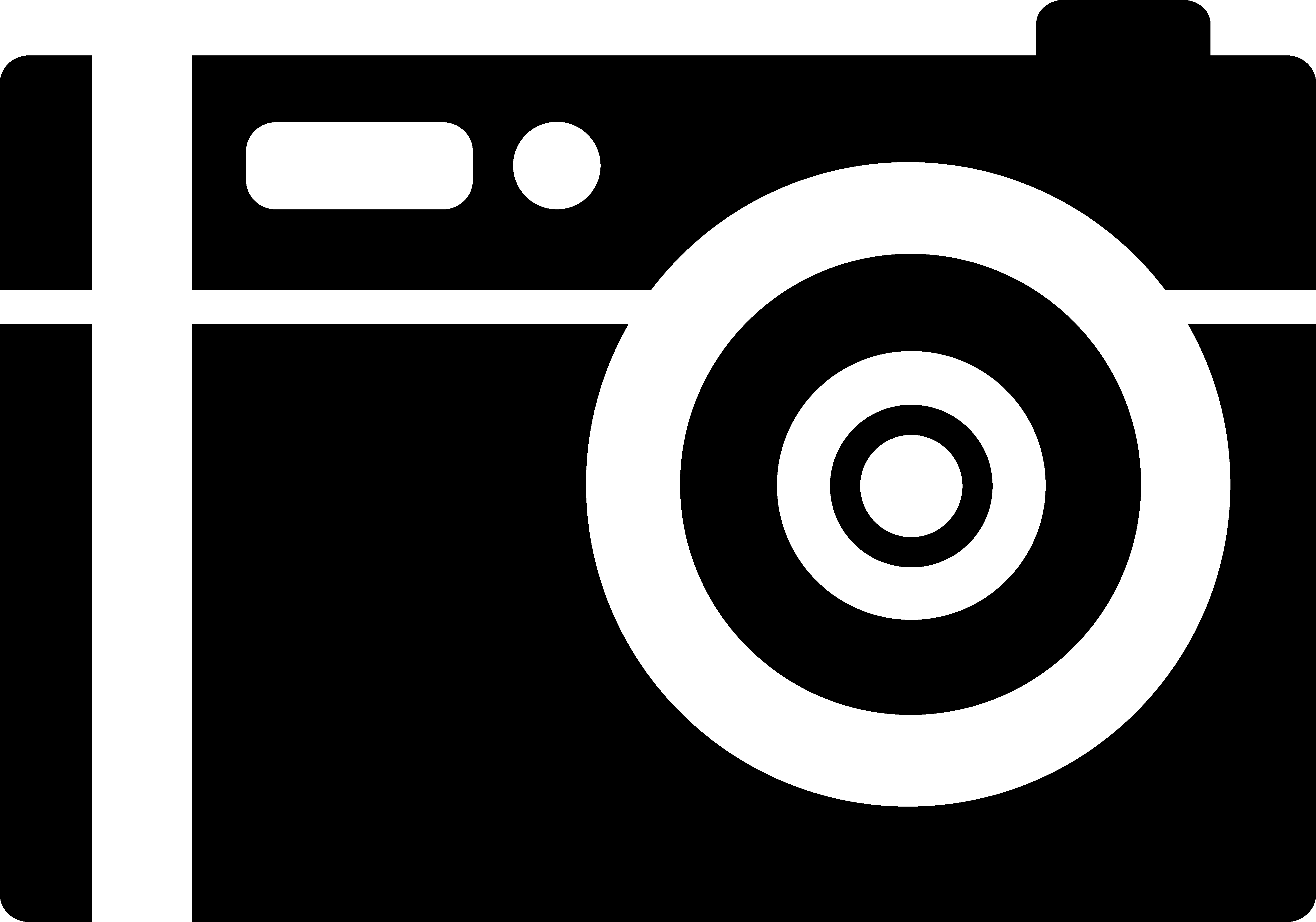 Camera Clipart Black And White Png - Gallery