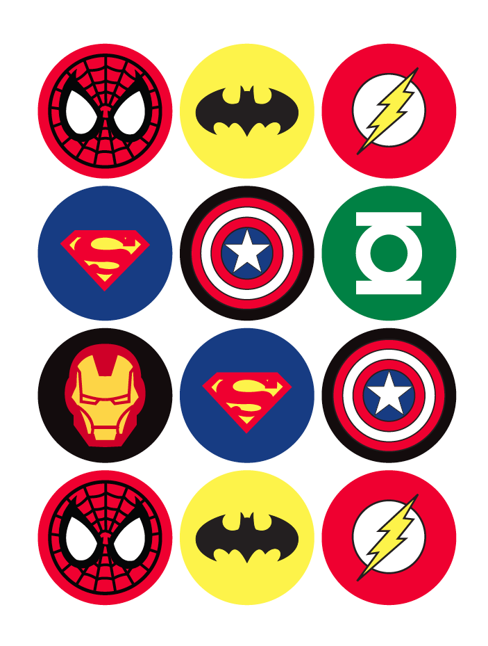 Superhero Logos Printable Images & Pictures - Becuo