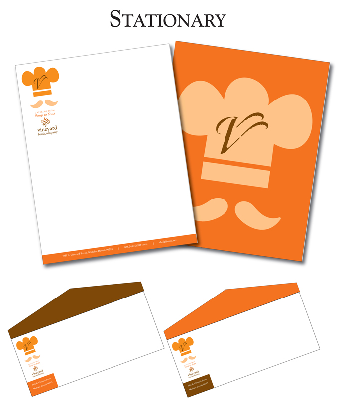 Stationary Graphic Design Maui & Printing Hawaii – Vineyard Food ...