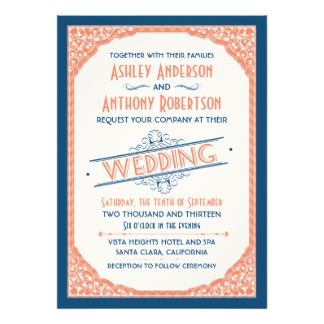 Coral Wedding Invitations, 6,200+ Coral Wedding Announcements ...