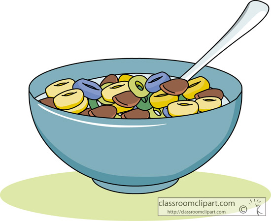 Bowl Of Cereal With A Carton Milk Royalty Free Picture Clipart ...