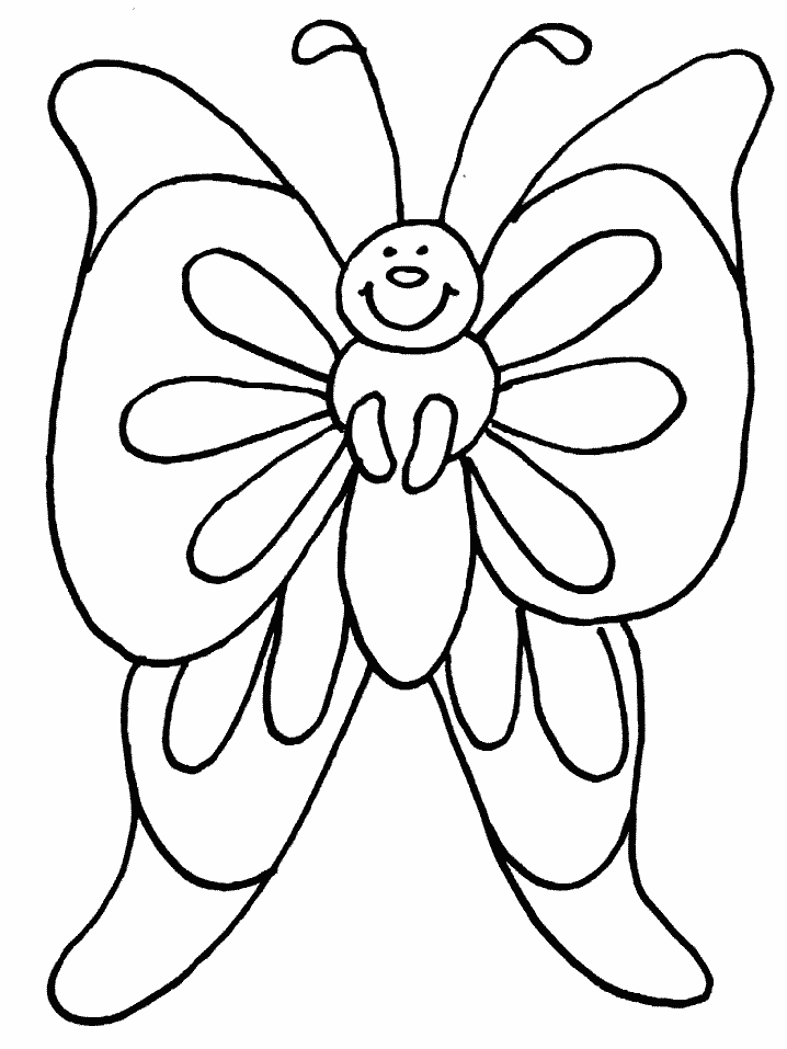 Butterfly Coloring Pages (1) | Coloring Kids