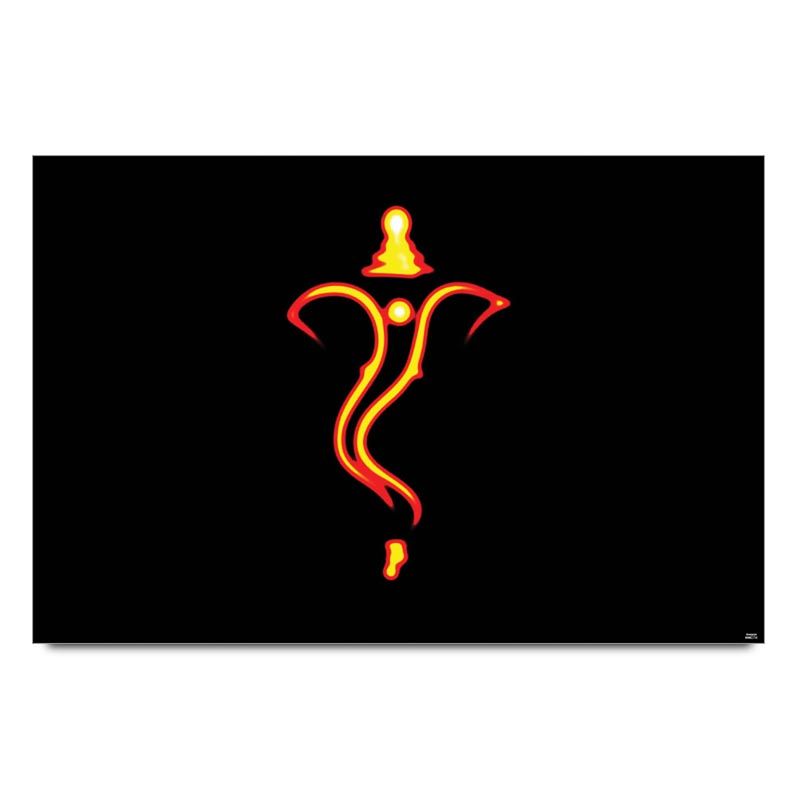Buy Lord Ganesha Graphic Art Poster By Bluegape Online | Best ...