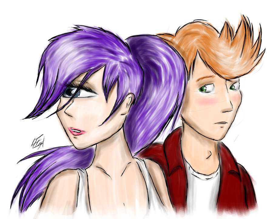 deviantART: More Like Futurama: Fry and Leela by BeenThereB4