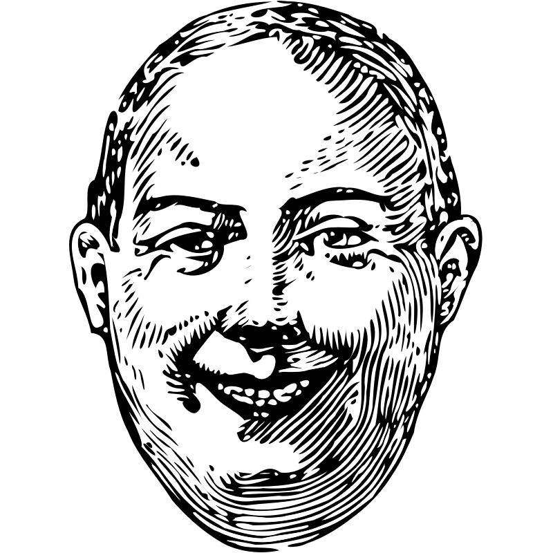 Clipart - fat man