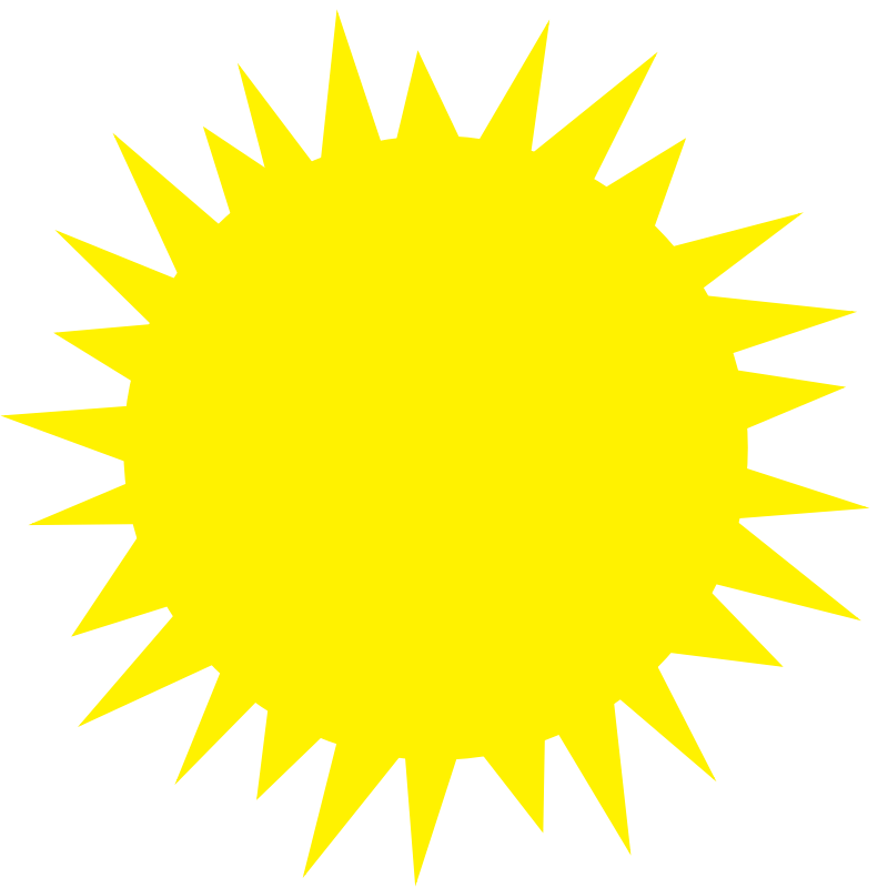 Clipart - Plain Simple Sun