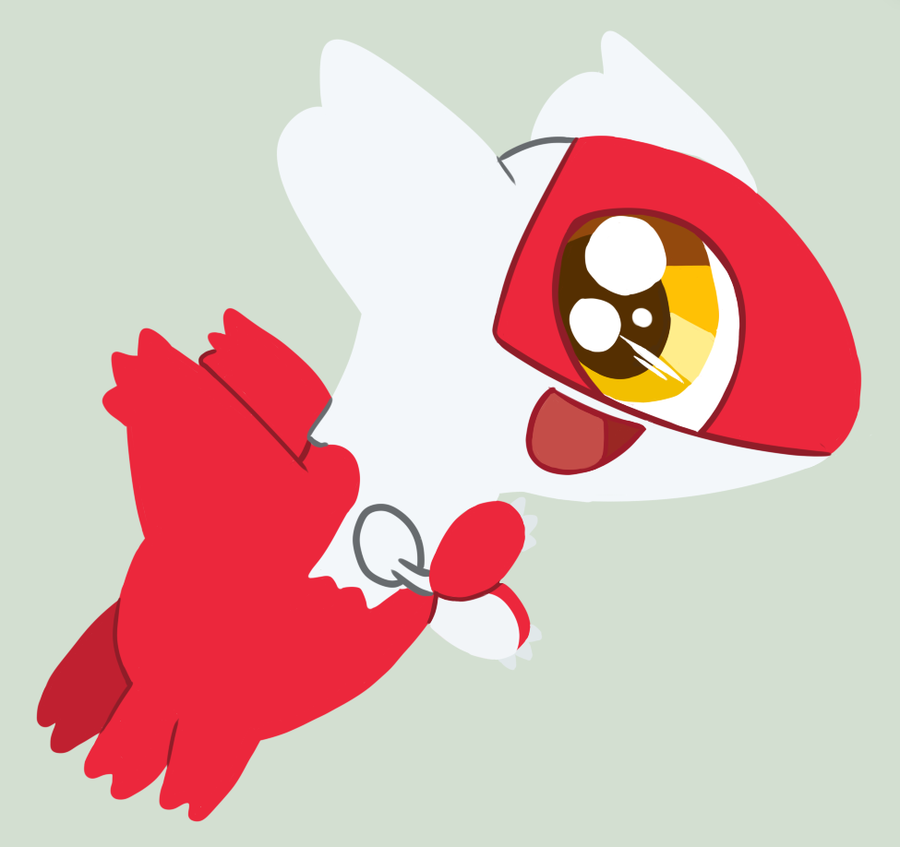Chibi Lineless Latias by Mistletoe-Pony on deviantART