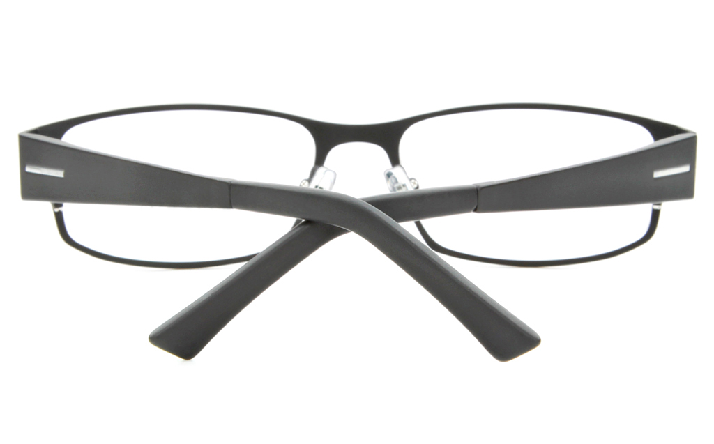 Z6617 Stainless Steel/TR90 Mens Full Rim Square Optical Glasses ...