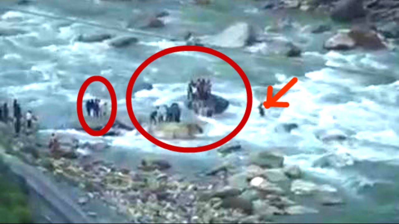 Unseen Video Of Himachal River Tragedy - YouTube