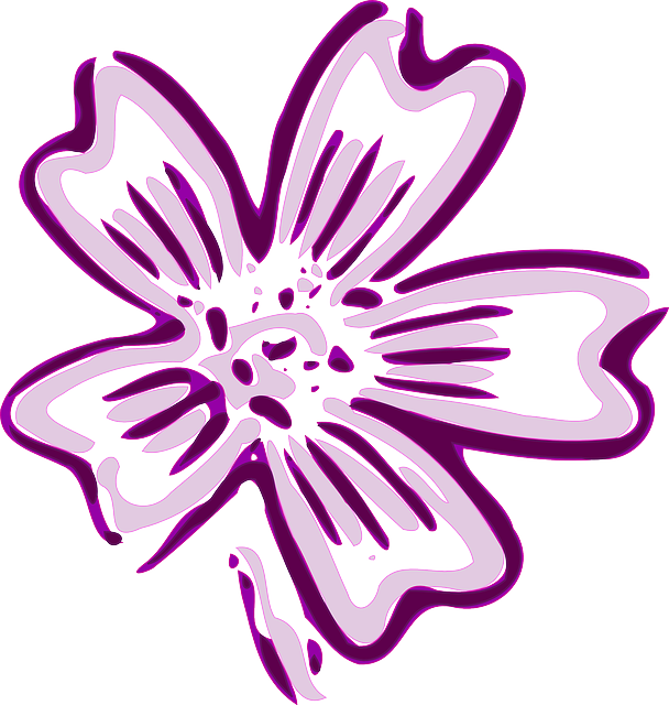 FLOWER, FLOWERS, CARTOON, PURPLE, PLANT, VIOLET, COLORS - Public ...