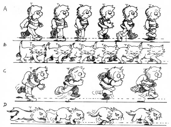 Walk-Run Cycles for Cartoon Animation | Animator Mag – Archive