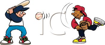 Child Baseball Player Clipart - Gallery
