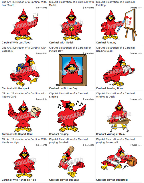Cardinal Team Clip Art