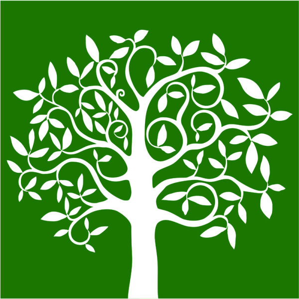 Elegant Tree branch silhouette vector 05 - Vector Plant free download