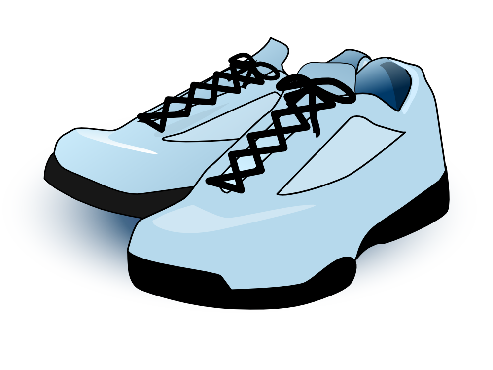 OnlineLabels Clip Art - Tennis Shoes