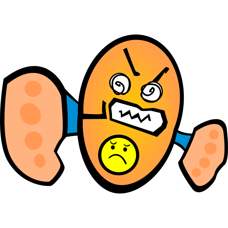 Clipart - angry cute