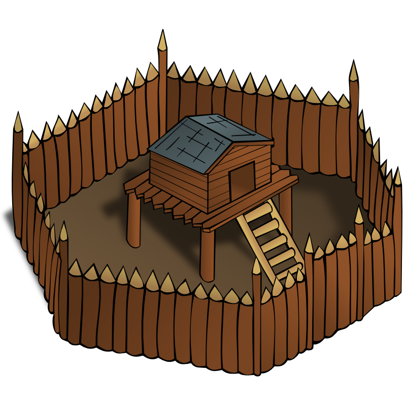 Clipart - RPG map symbols: Fort
