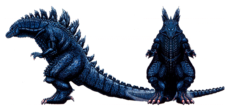 Image - Concept Art - Godzilla 2000 Millennium - Godzilla 32.png ...