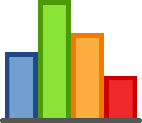 Bar Graph clip art - vector clip art online, royalty free & public ...
