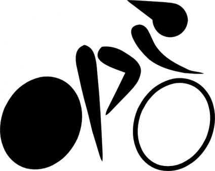 Pix For > Cyclist Clipart