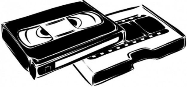 Vhs Cassette Video clip art Vector | Free Download