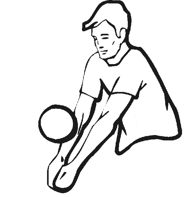 Vollyball Summer Coloring Pages