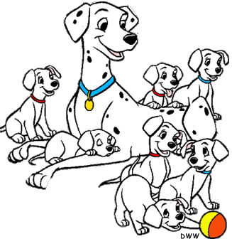 101 Dalmatians Clipart