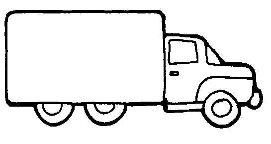 Delivery Truck Clipart Black And White | Clipart Panda - Free ...