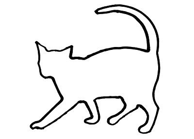 Outline Of A Cat - Royalty Free Images, Photos And Stock ... - Cliparts.co