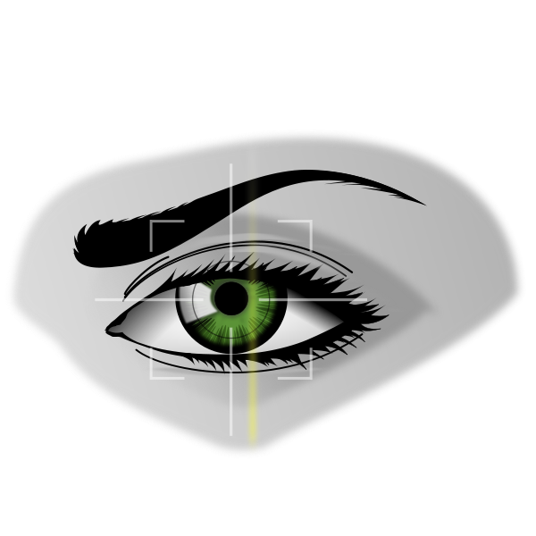 Eye Scan SVG Vector file, vector clip art svg file - ClipartsFree